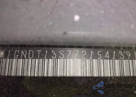 2007 Chevrolet Trailblazer Ls из США, поврежденный, VIN 1GNDT13S772154139